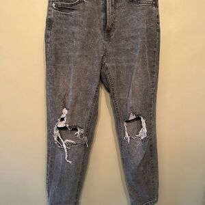 Wild Fable Distressed Black Boyfriend Jeans